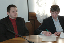 Владимир Никитин и Владимир Дмитренко на III Конгрессе
